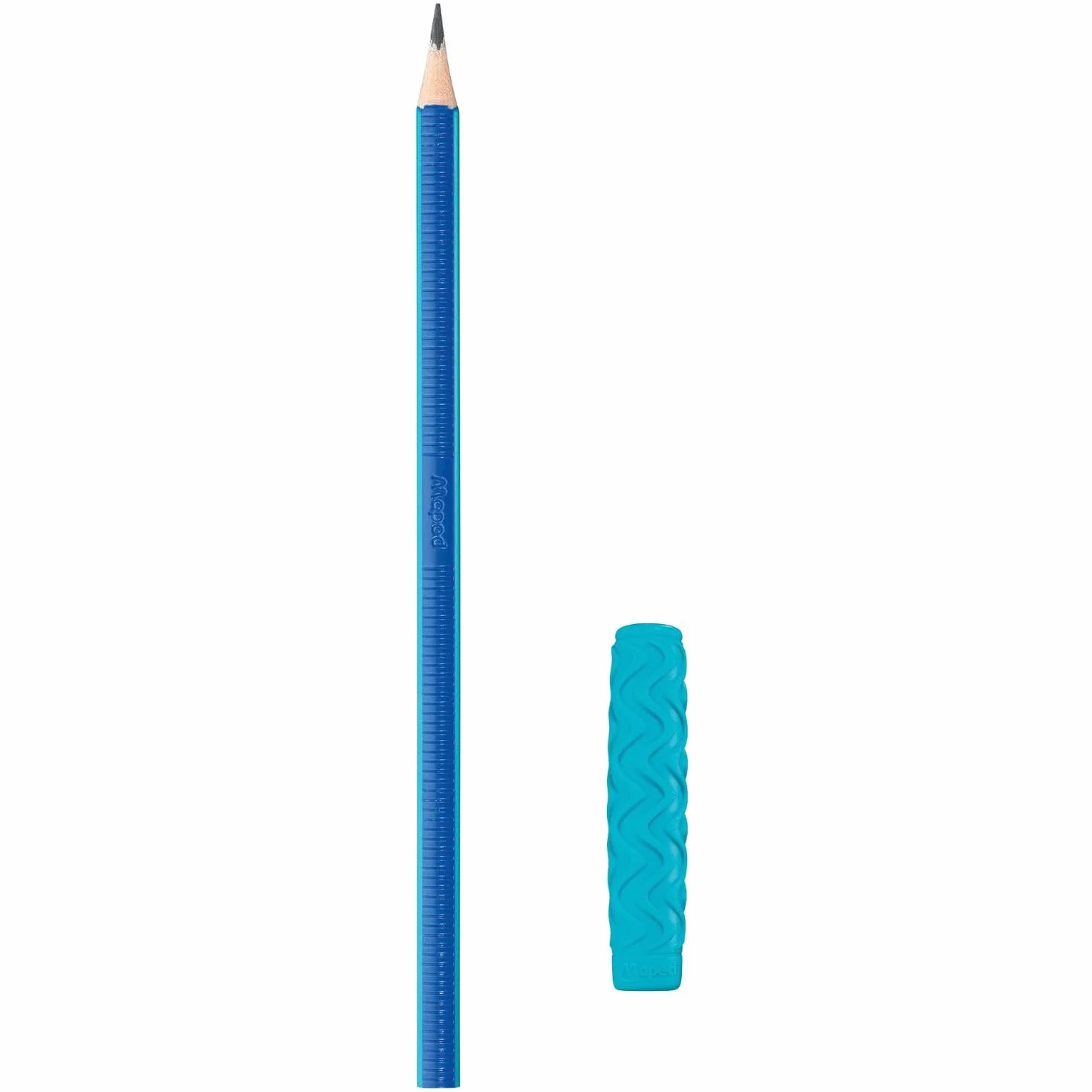Maped 4-częściowy zestaw Kidy Learn Concentration - Linijka - Temperówka - Gumka - Grafitowa końcówka relaksująca - stymulacja sensoryczna - poprawa koncentracji - polecany przez nauczycieli
